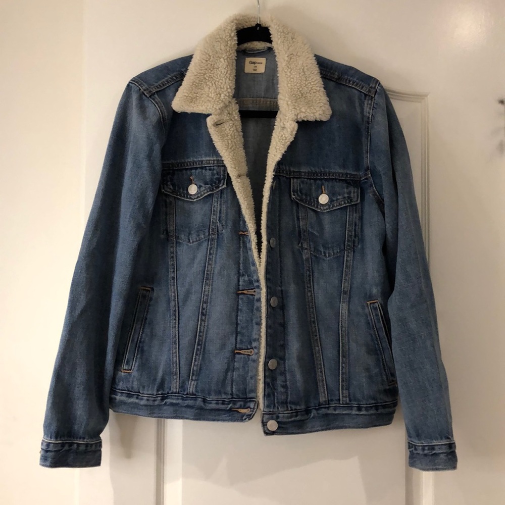 Sherpa denim jacket